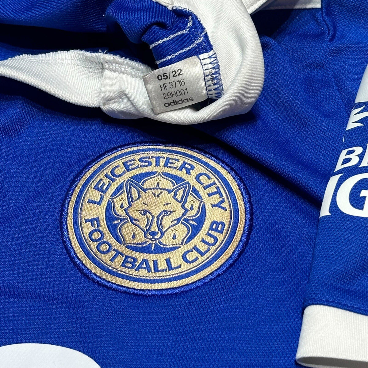 LEICESTER CITY 2022/2023 HOME FOOTBALL SHIRT JERSEY ADIDAS XS ADULT