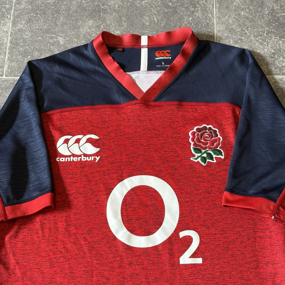 England National Rugby Team Shirt Canterbury Size Large