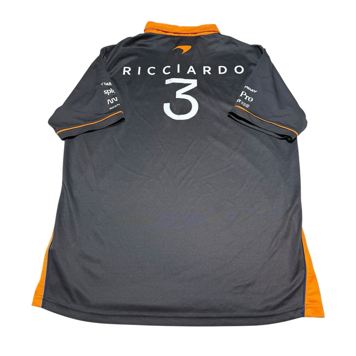 Mclaren Ricciardo 3 Formula 1 Shirt Size XL Extra Large Castore