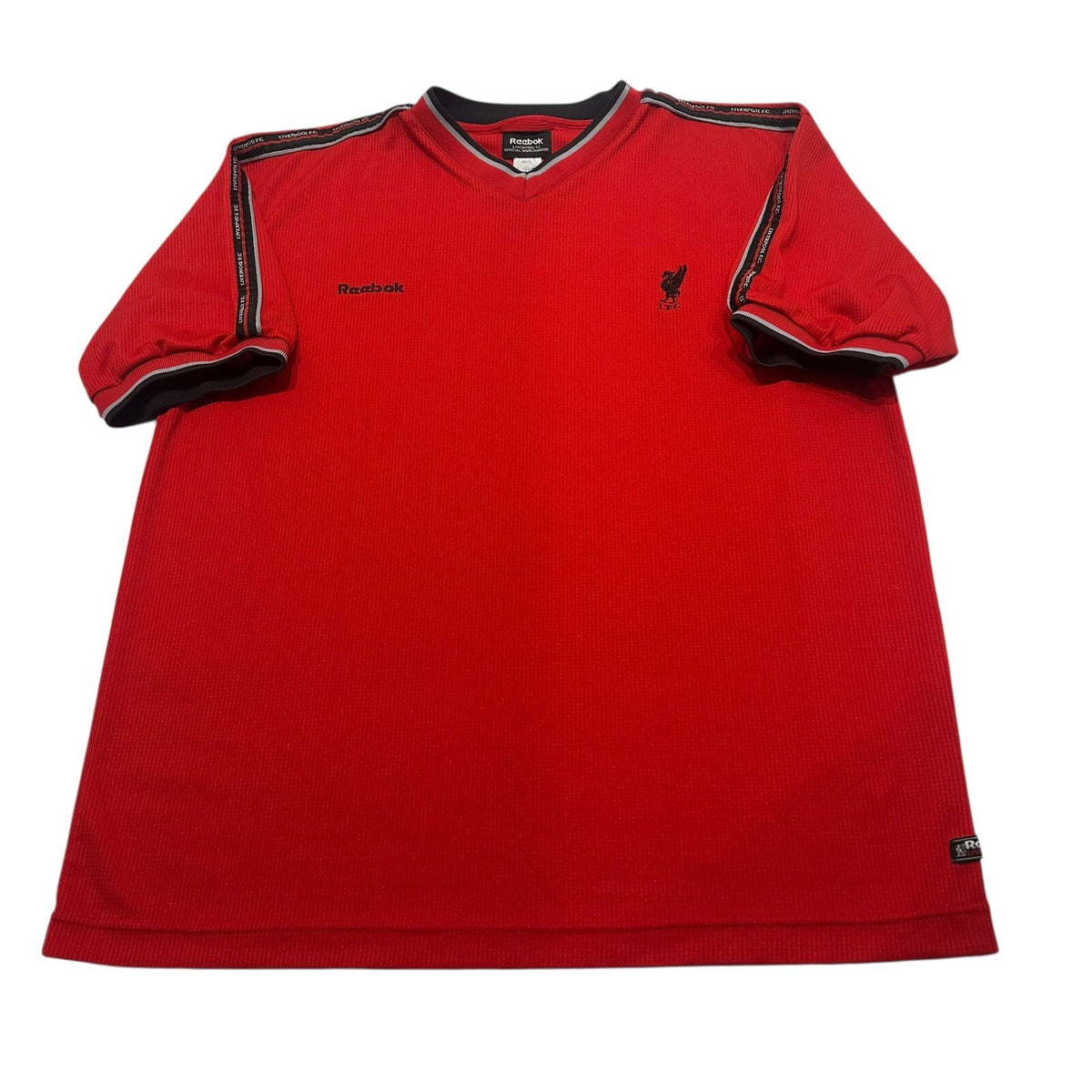 Liverpool Vintage Football Shirt Training Jersey Reebok Size Large Adults Reebok