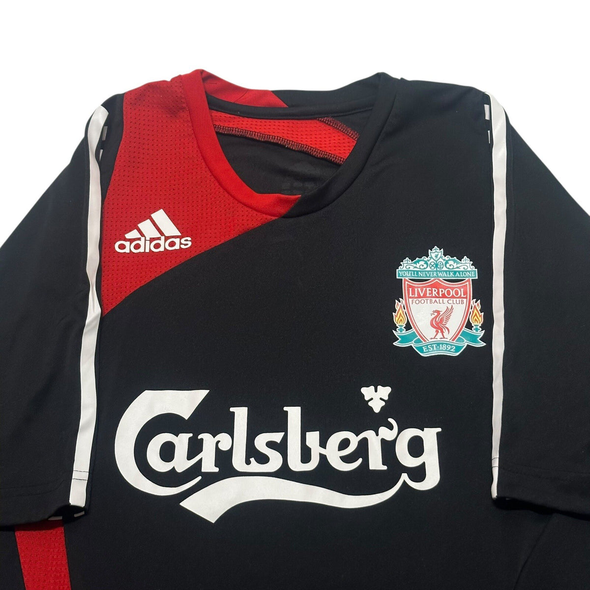 Mens ADIDAS OFFICIAL LIVERPOOL FC Football Top 2007 UK Medium