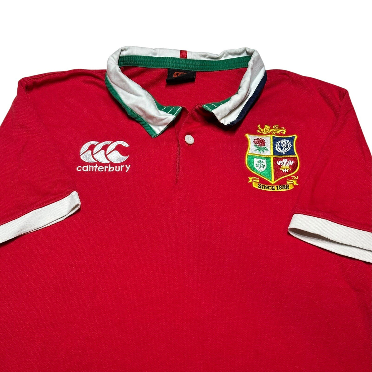 2021 Canterbury British and Irish Lions Short Sleeve Classic Shirt Size L Large