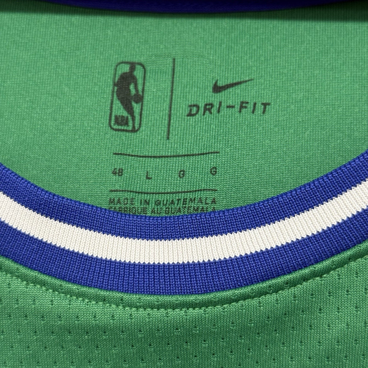 Nike Dallas Mavericks Jersey Men's Large Green Luka Doncic Classic Swingman #77