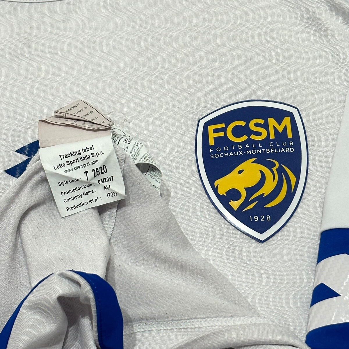 Sochaux-Montbeliard FC 2017-2018 Shirt Lotto Away Football Jersey Men's 2XL