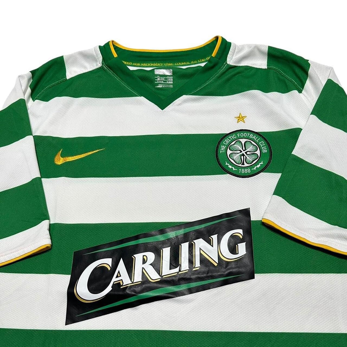 CELTIC 2008/2009 HOME FOOTBALL SHIRT NIKE SOCCER JERSEY Player Issue XL ADULT