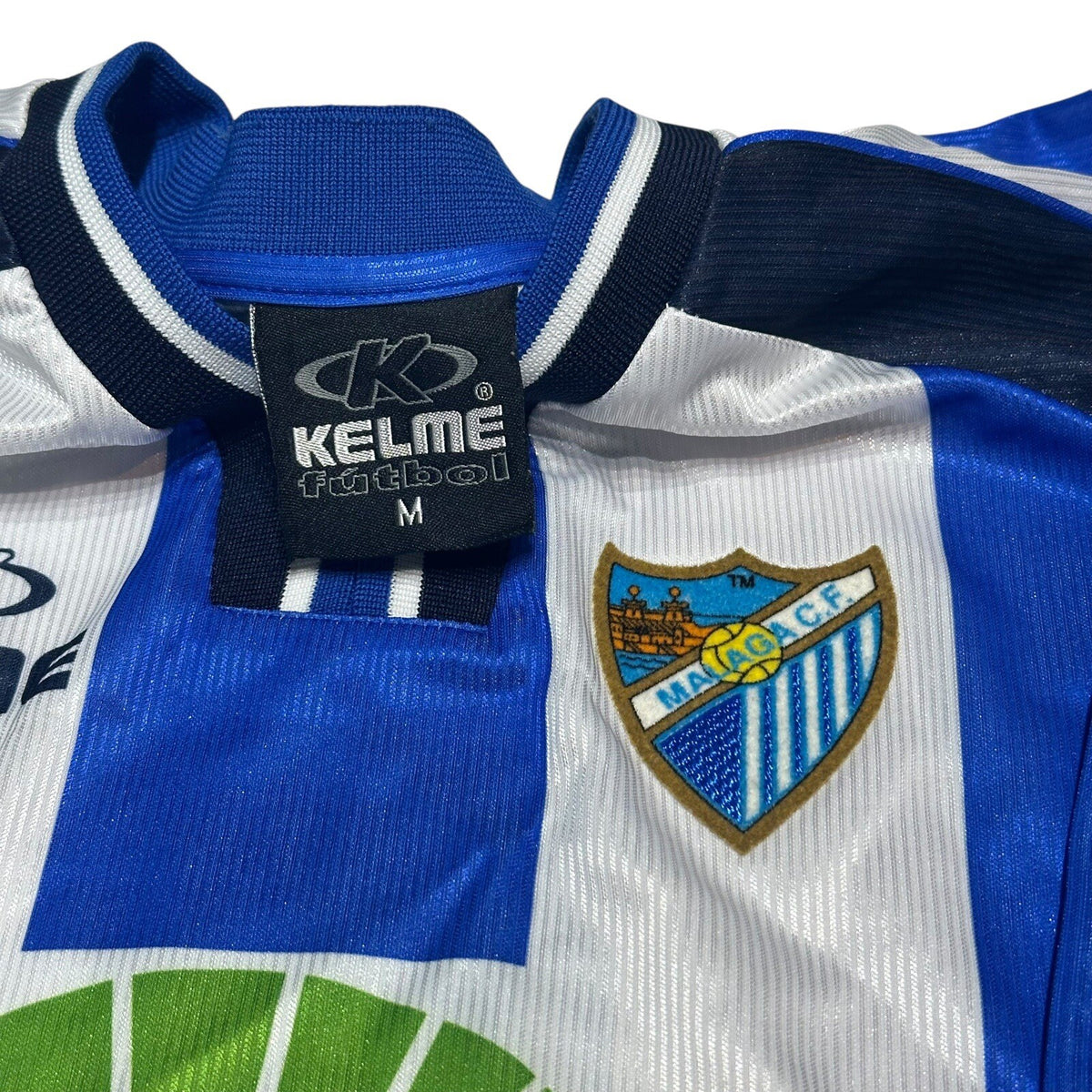 MALAGA 1999/2001 HOME FOOTBALL SHIRT KELME VINTAGE JERSEY SIZE M