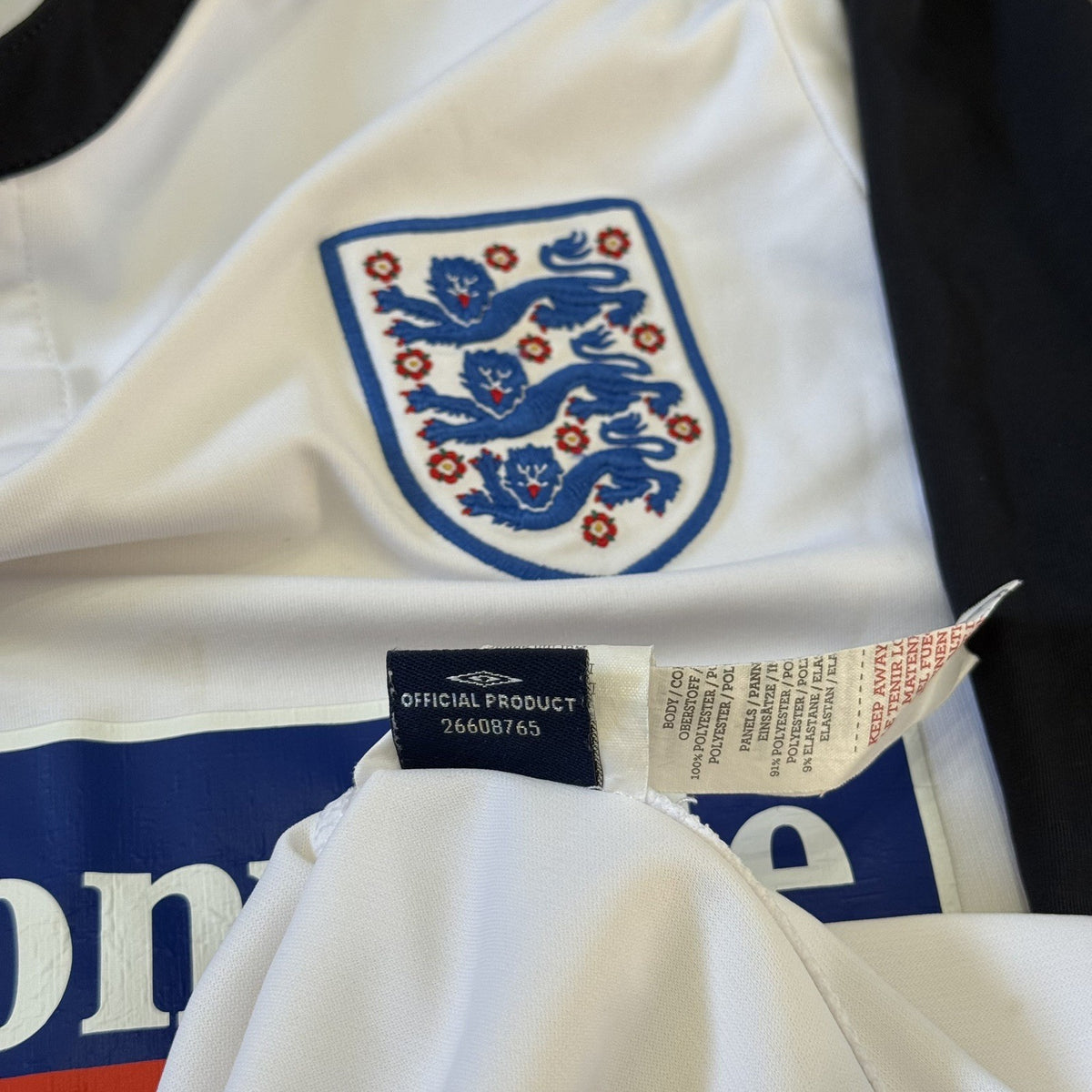 ENGLAND VINTAGE Football Shirt Umbro Soccer Training Jersey Medium Adults