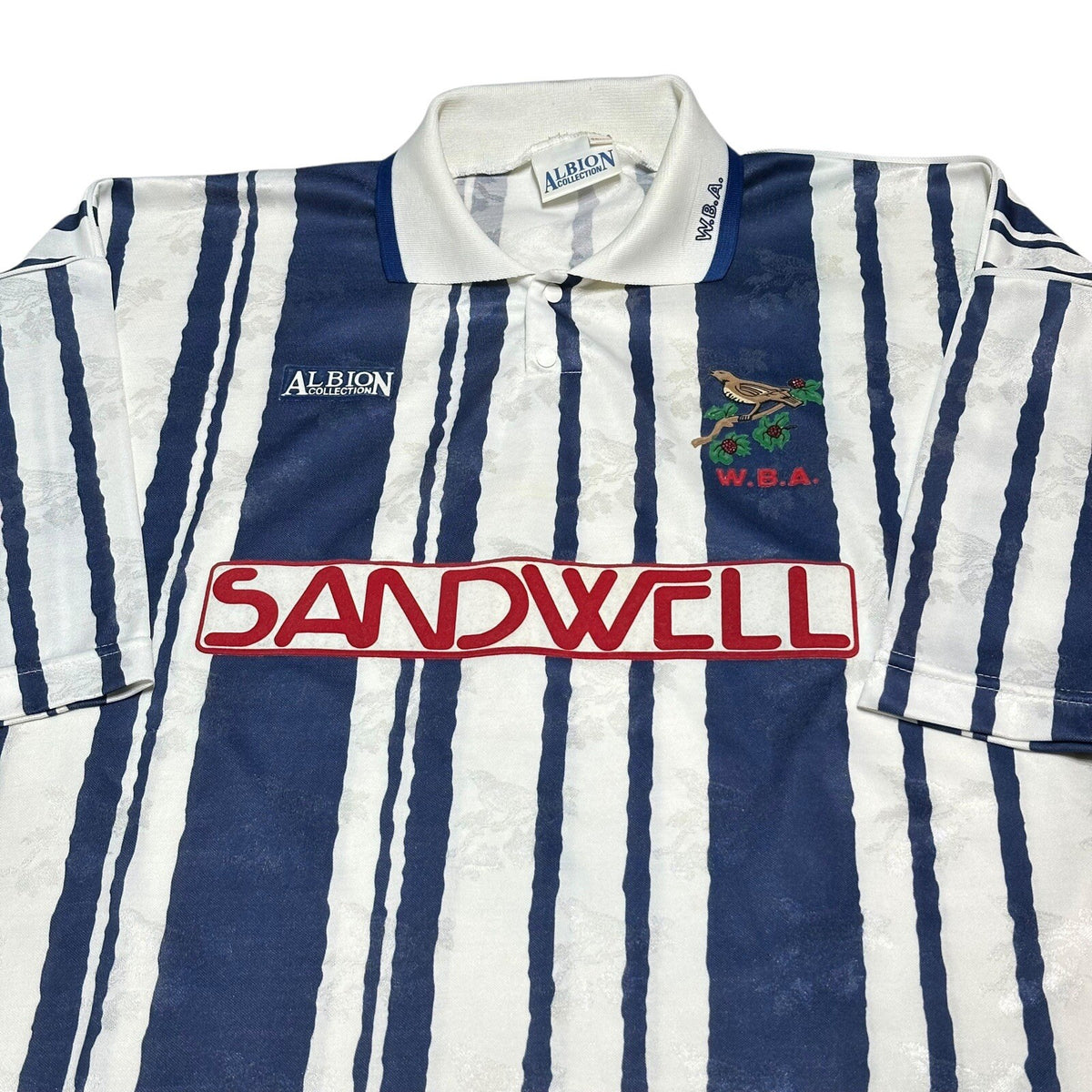 West Bromwich Albion Home Football Shirt 1992/93 Adults XL 46-48”