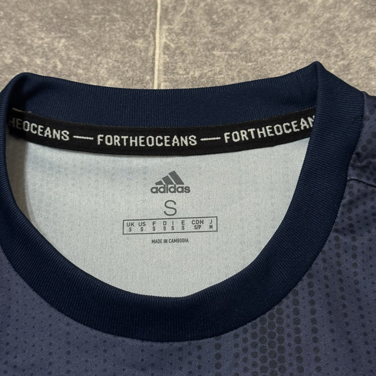 Manchester United Shirt Blue Third Kit 2018 2019 Adidas Jersey Size Small