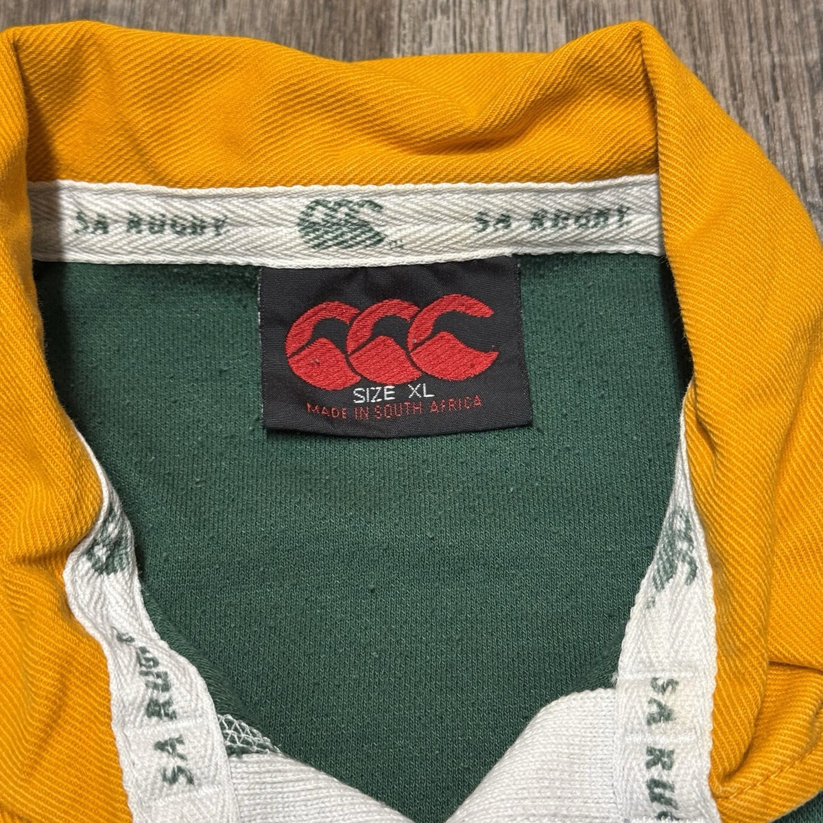 South Africa Rugby Home Shirt 2005 Canterbury XL Extra Large Jersey Springboks