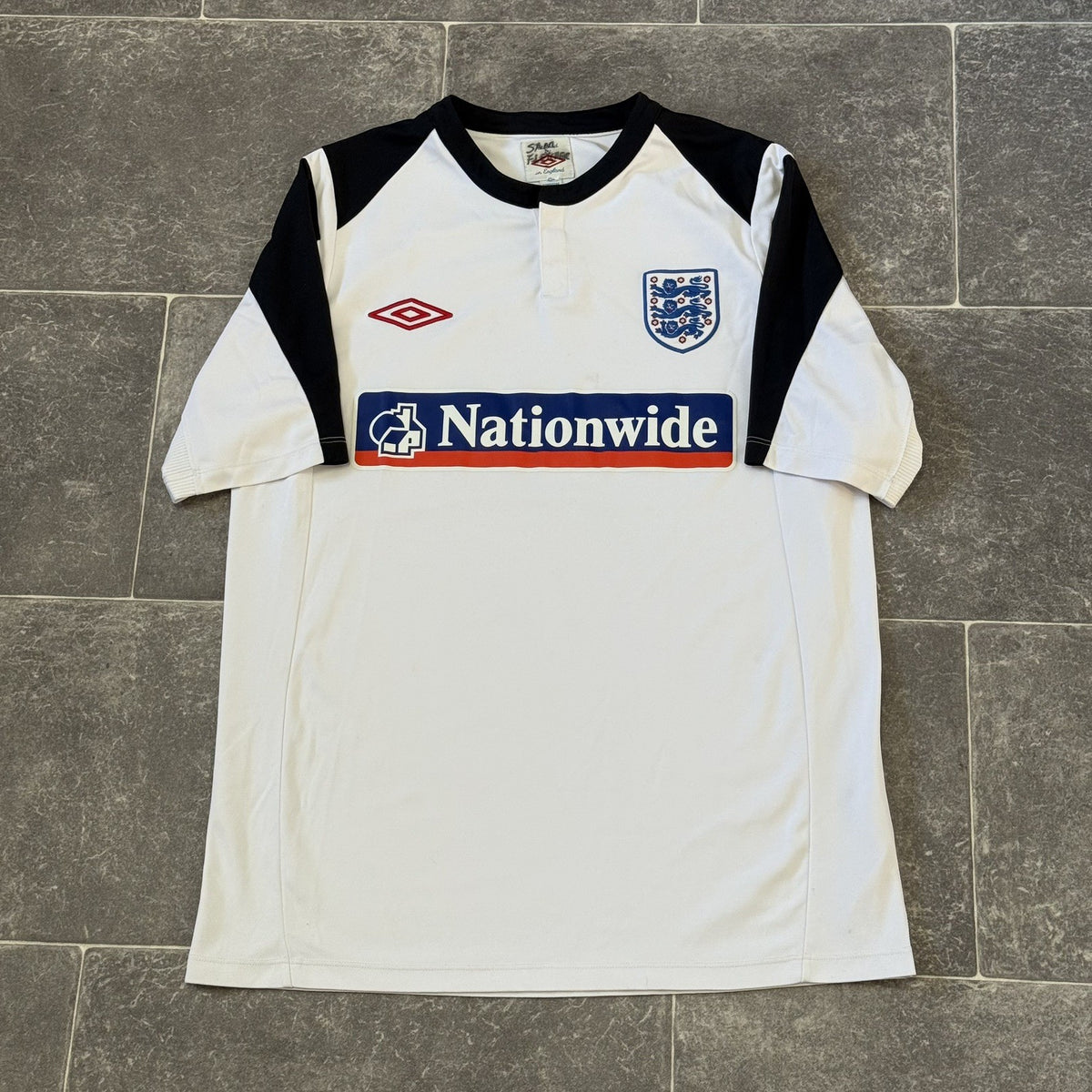 ENGLAND VINTAGE Football Shirt Umbro Soccer Training Jersey Medium Adults