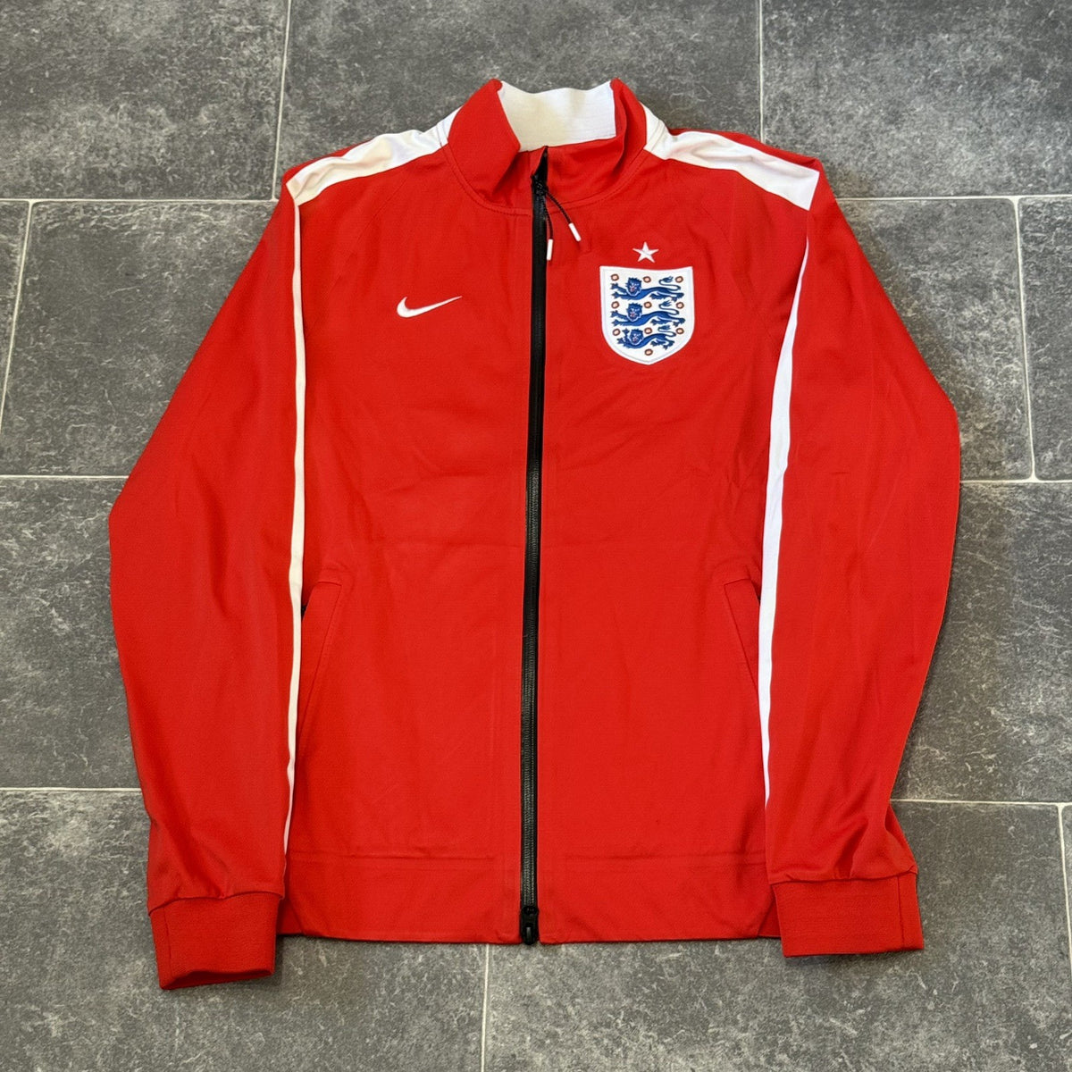 England Football Jacket Full Zip Nike Track Top Small Adults