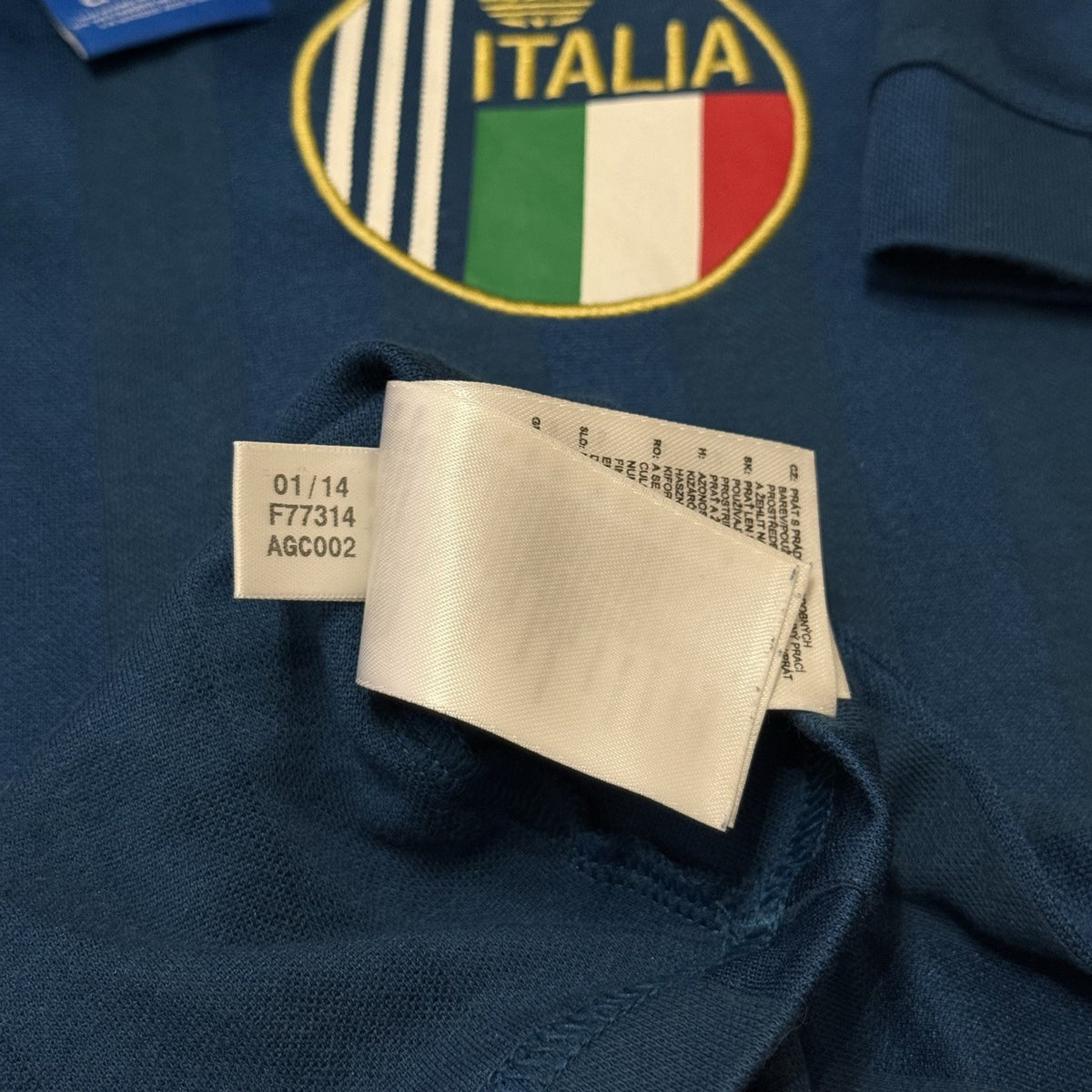 Adidas Italy National Team Shirt Mens Medium #10