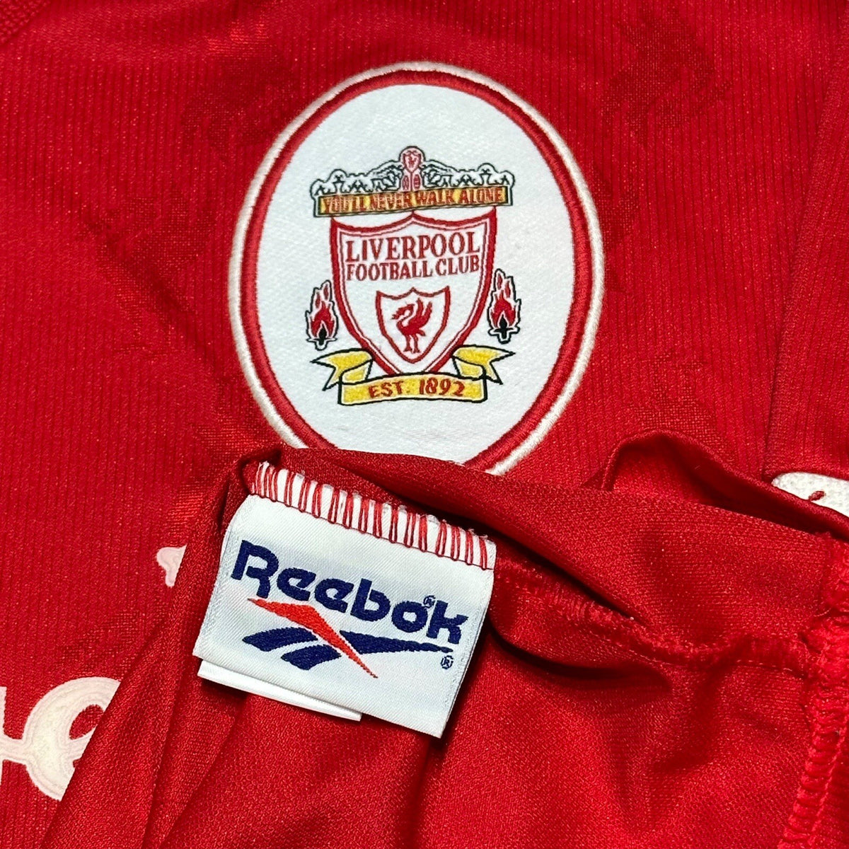 LIVERPOOL 1996/1998 HOME FOOTBALL SHIRT REEBOK SOCCER JERSEY SIZE LARGE 42/44”