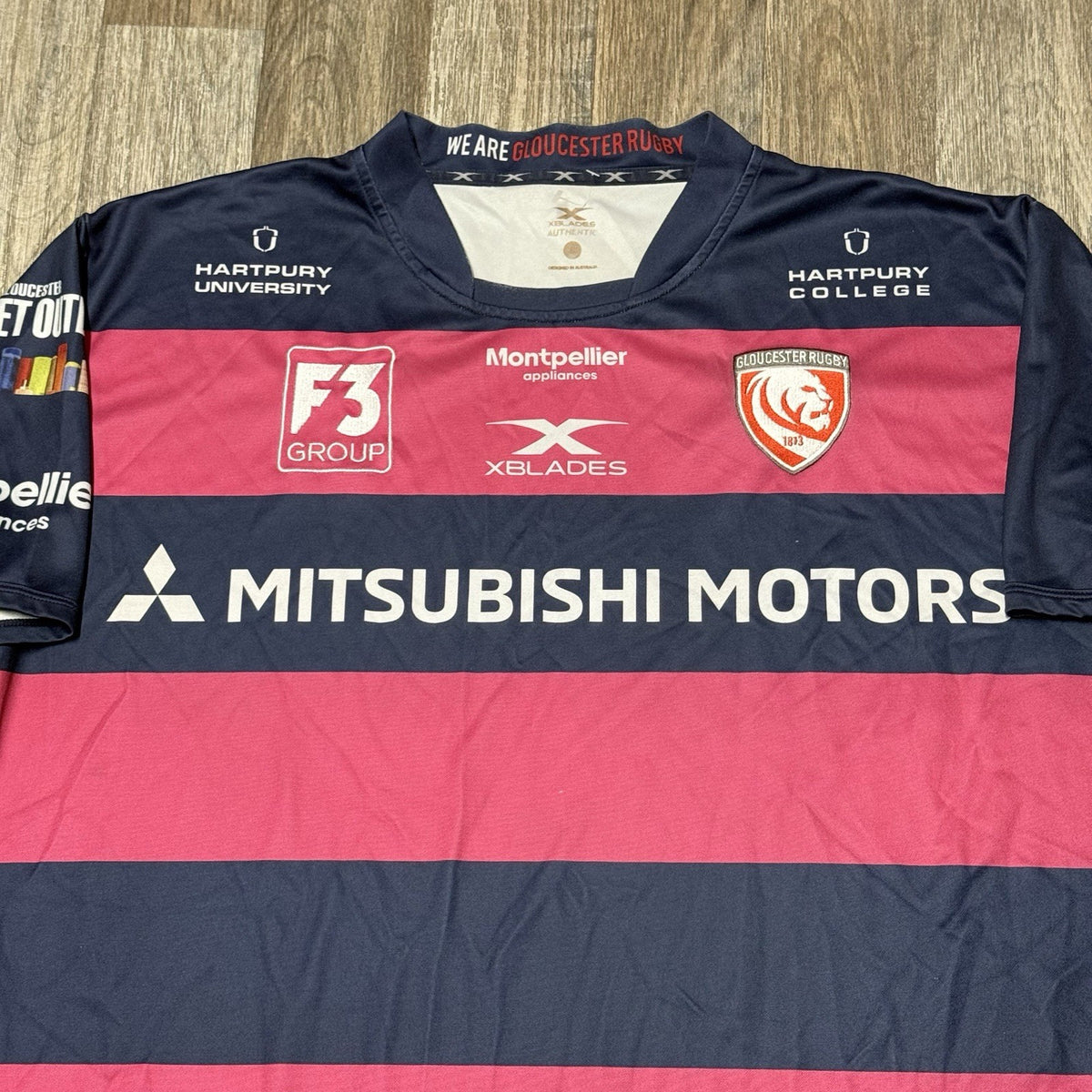 Gloucester Rugby Shirt Jersey 2XL Adults 2018/19 XBLADES Mens XXL