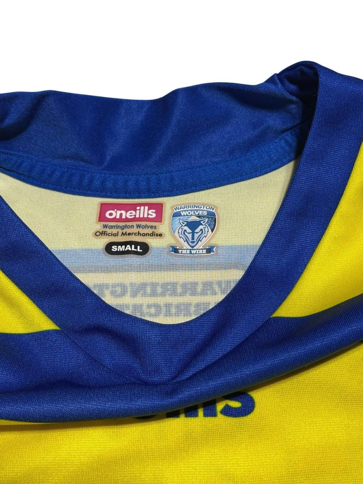 Warrington Wolves Rugby League Shirt O’neills Official Merchandise Shirt Small