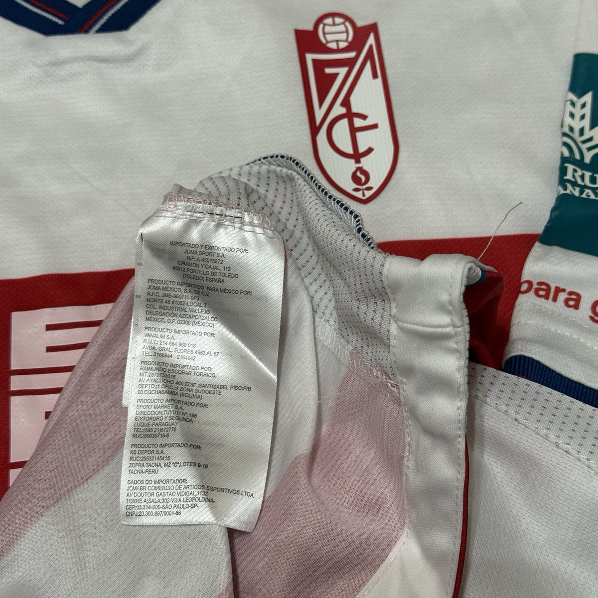 Granada Home Football Shirt 2016/17 Adults XL Joma Soccer Jersey
