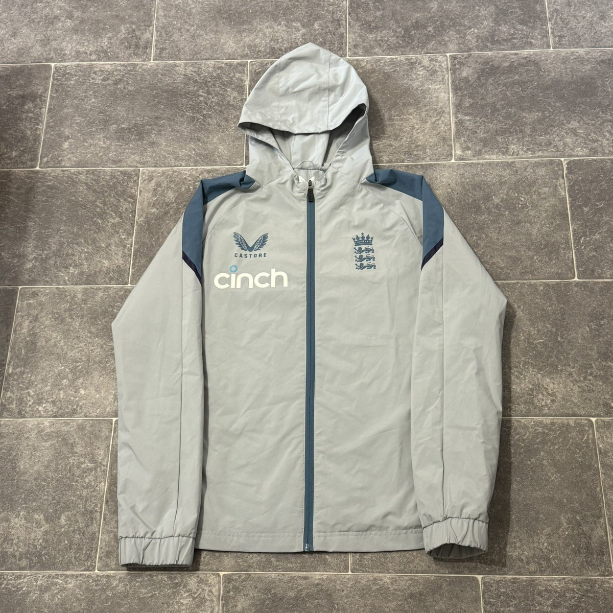 England Cricket Jacket Medium Adults ECB Training Full Zip Windbreaker