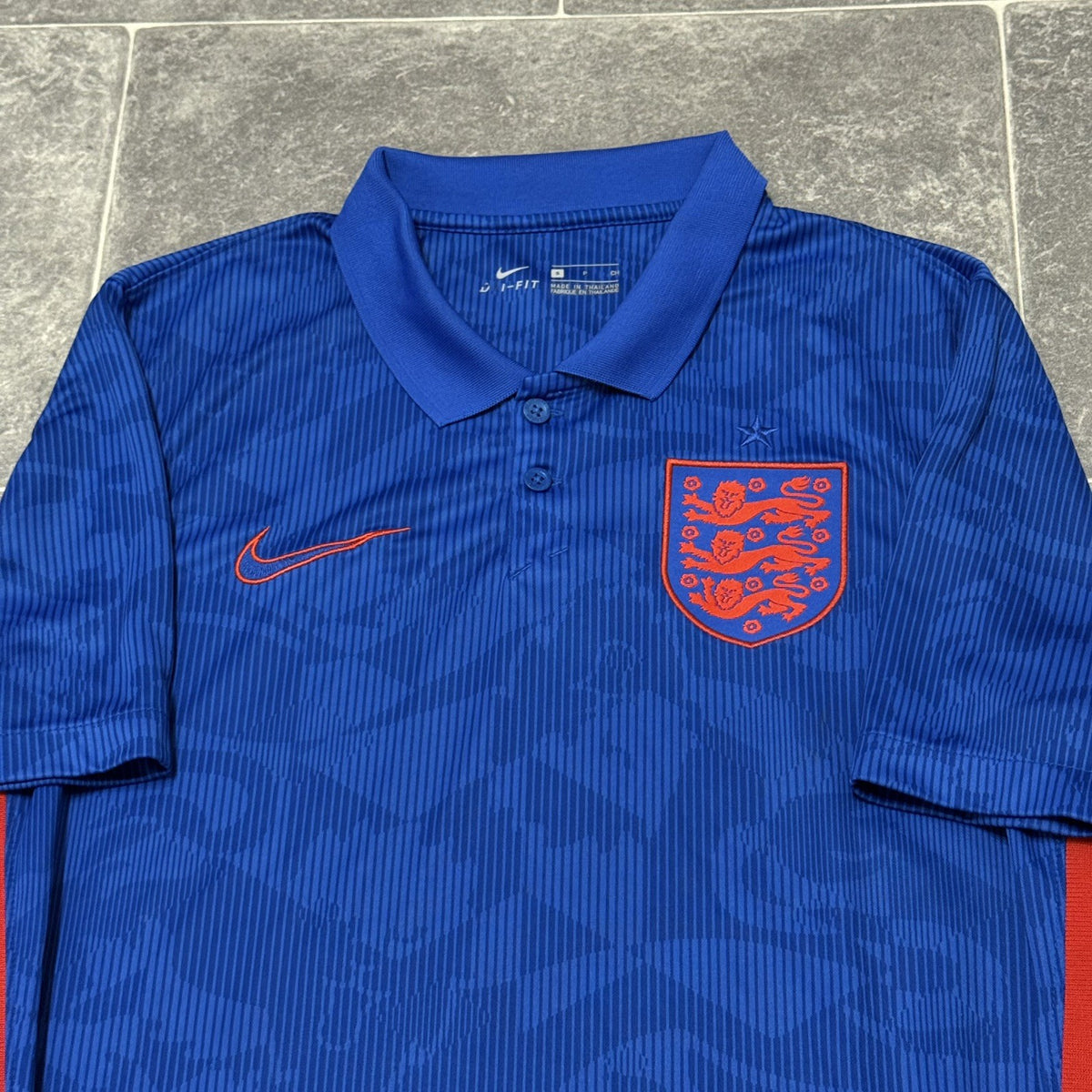 England National Football 2020/21 Away Kit Shirt Blue Size SMALL Nike Euros