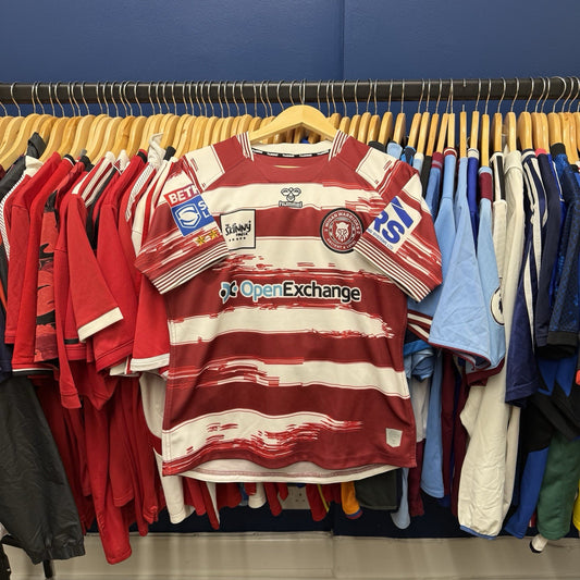 Wigan Warriors 2023 Home Rugby Authentic Jersey Hummel Shirt LARGE Woman’s
