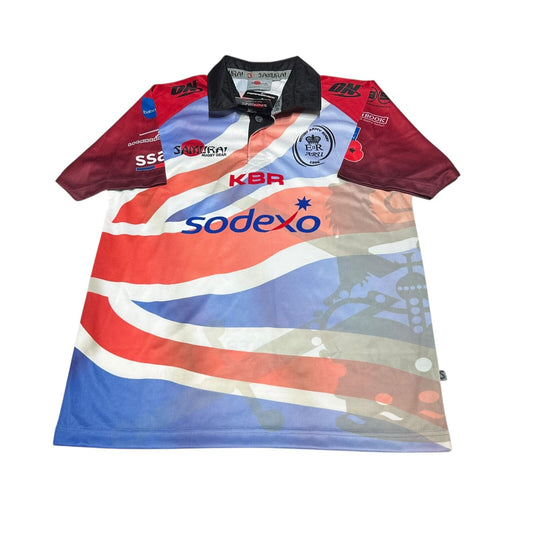 British Army Rugby Shirt NEW Size S 1906 commemorative Samurai Rugby Jersey
