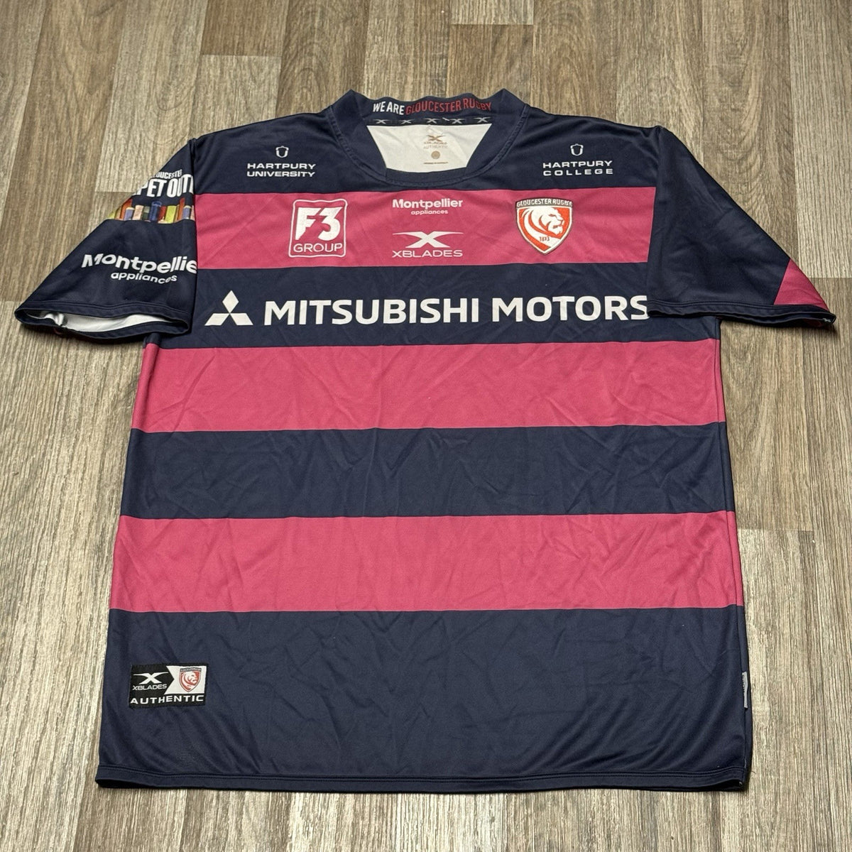 Gloucester Rugby Shirt Jersey 2XL Adults 2018/19 XBLADES Mens XXL