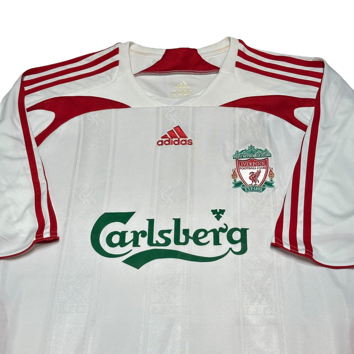 Liverpool 2007-2008 Away Football Shirt 2XL XXL Adult