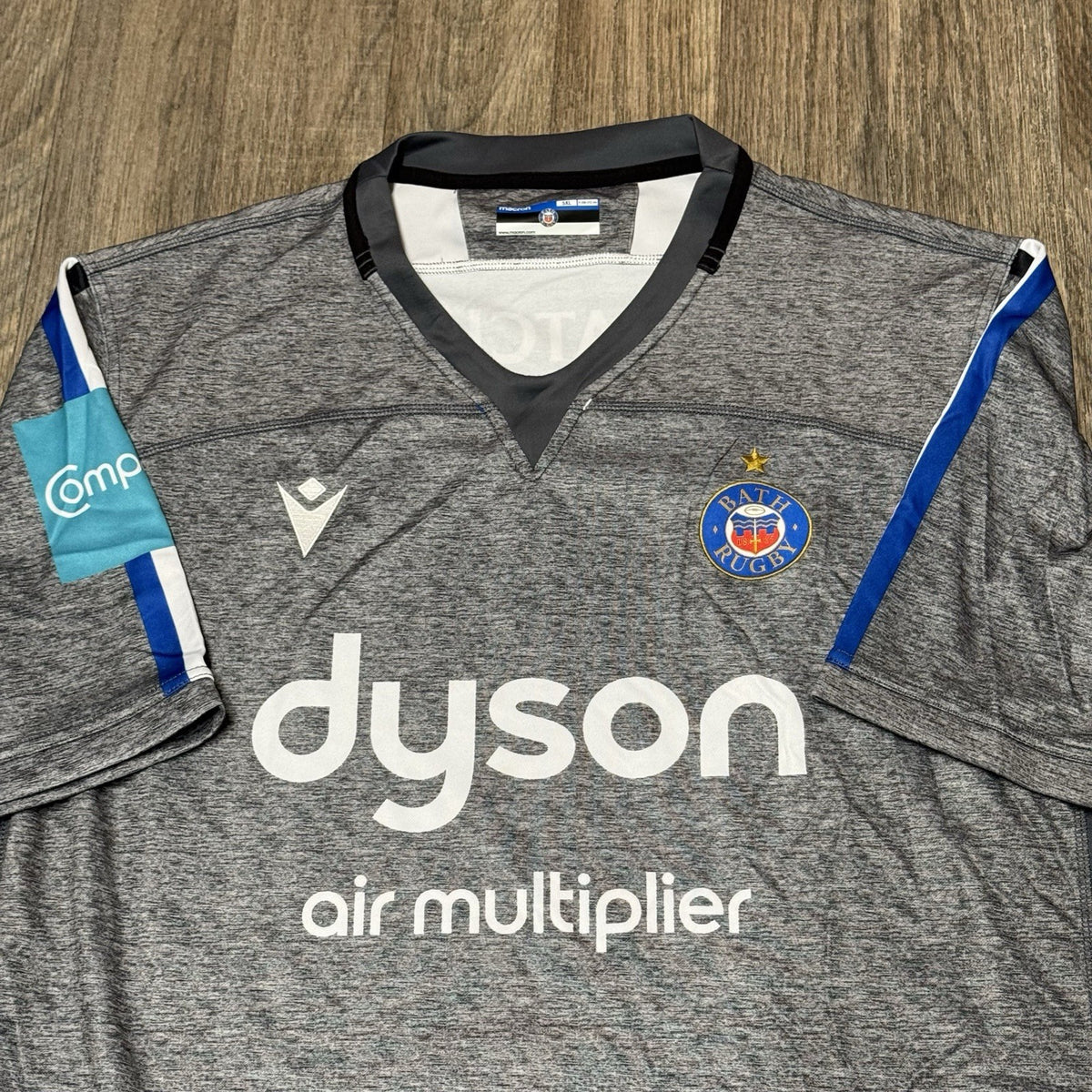 Bath Rugby Shirt 5XL Macron Jersey Authentic