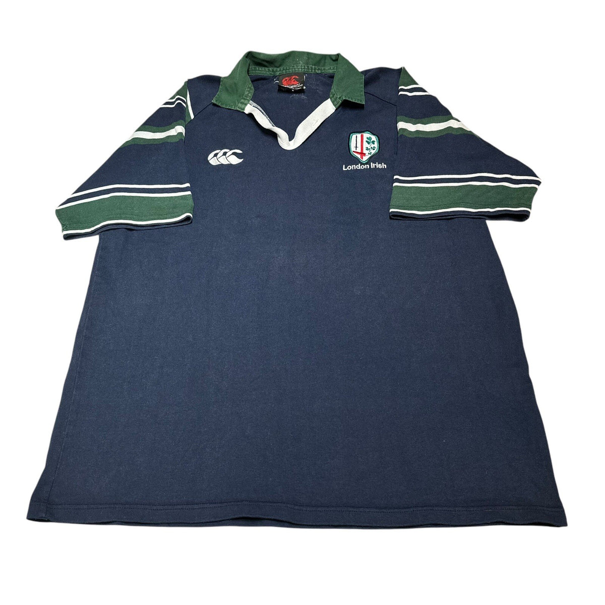 LONDON IRISH RUGBY SHIRT CANTERBURY VINTAGE JERSEY SIZE 2XL