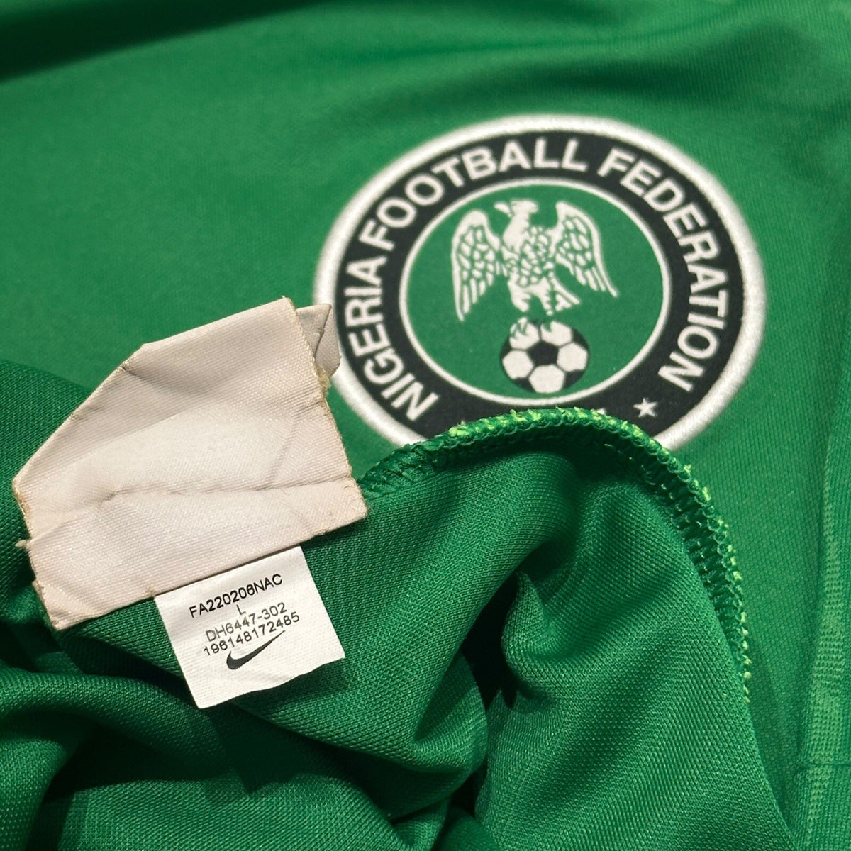 Nigeria 2022/2023 Training Football Shirt Nike L Large Authentic