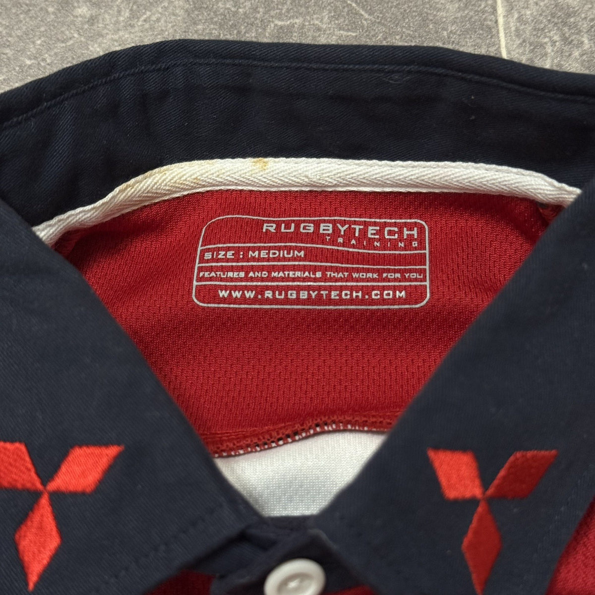 Gloucester Rugby Home Shirt 2007/2009 - Rugbytech Medium M Jersey Top 2008