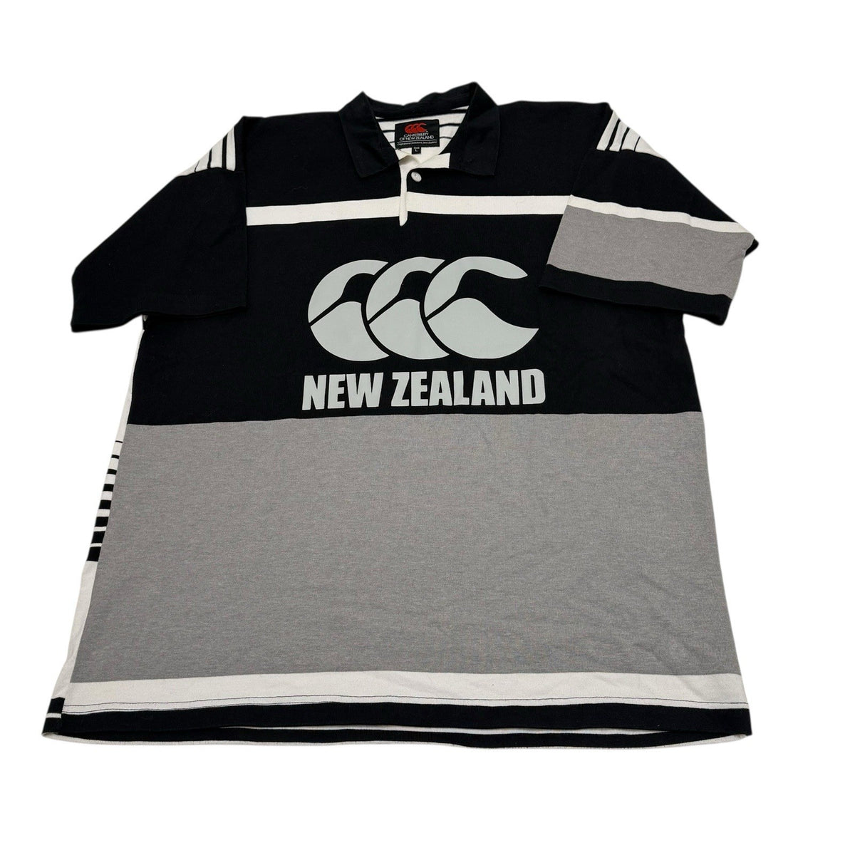 Canterbury Of New Zealand Rugby Shirt Large Men’s Striped Top Vintage