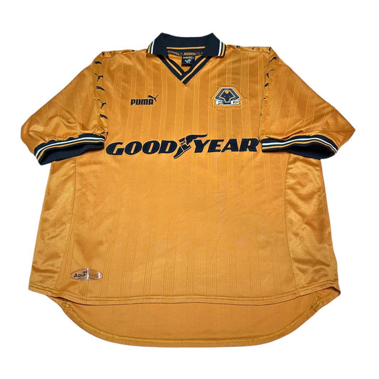 WOLVERHAMPTON WANDERERS 1998 1999 2000 HOME FOOTBALL SHIRT PUMA JERSEY SIZE XL