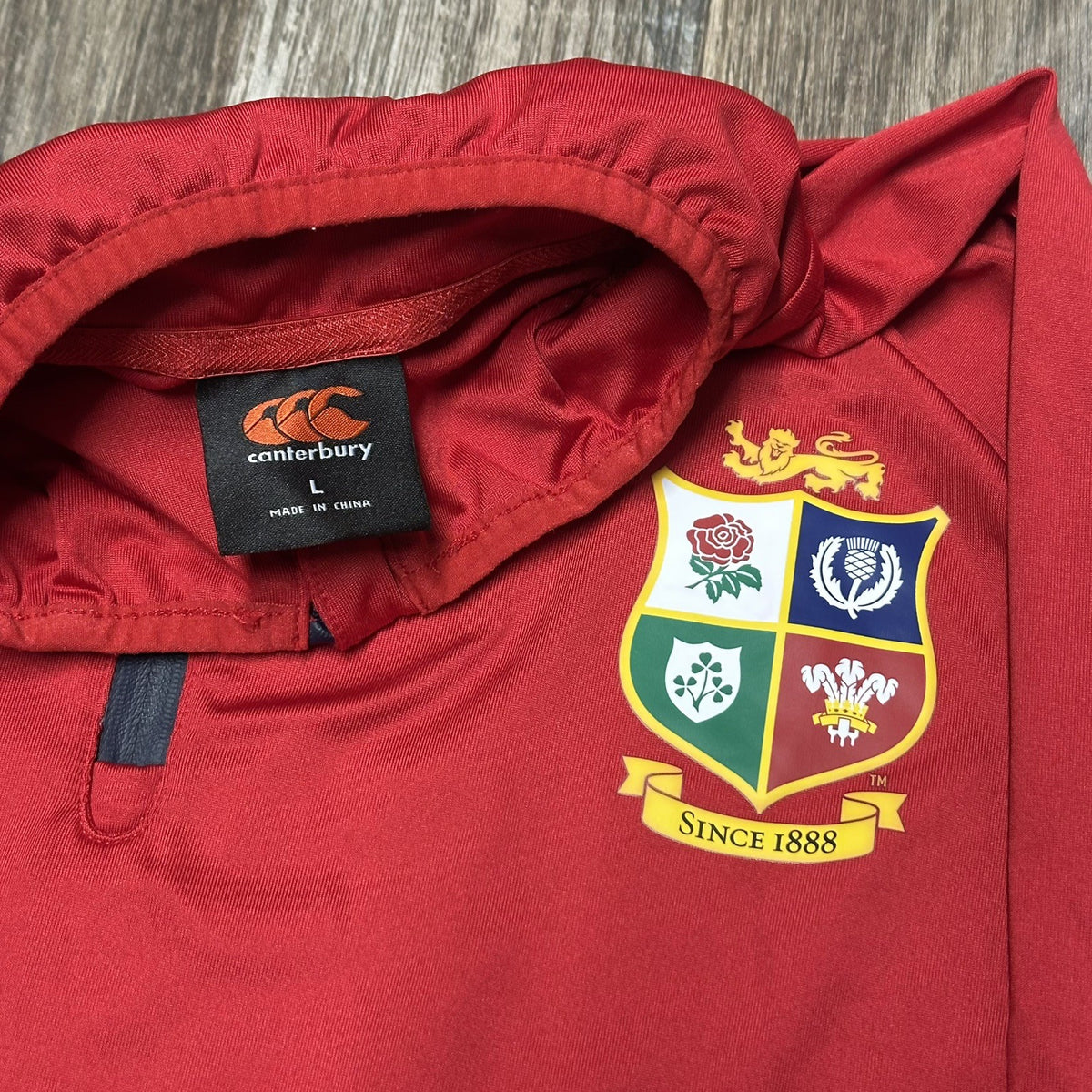 British & Irish Lions South Africa Canterbury Rugby Long Sleeve Top Shirt Size L