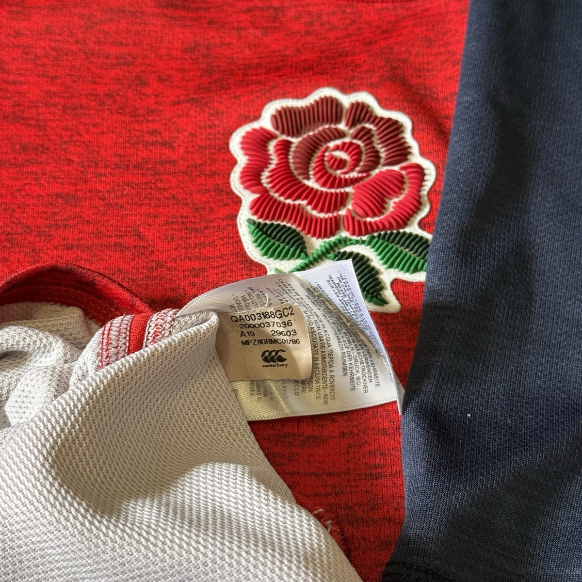 England National Rugby Team Shirt Canterbury Size Large