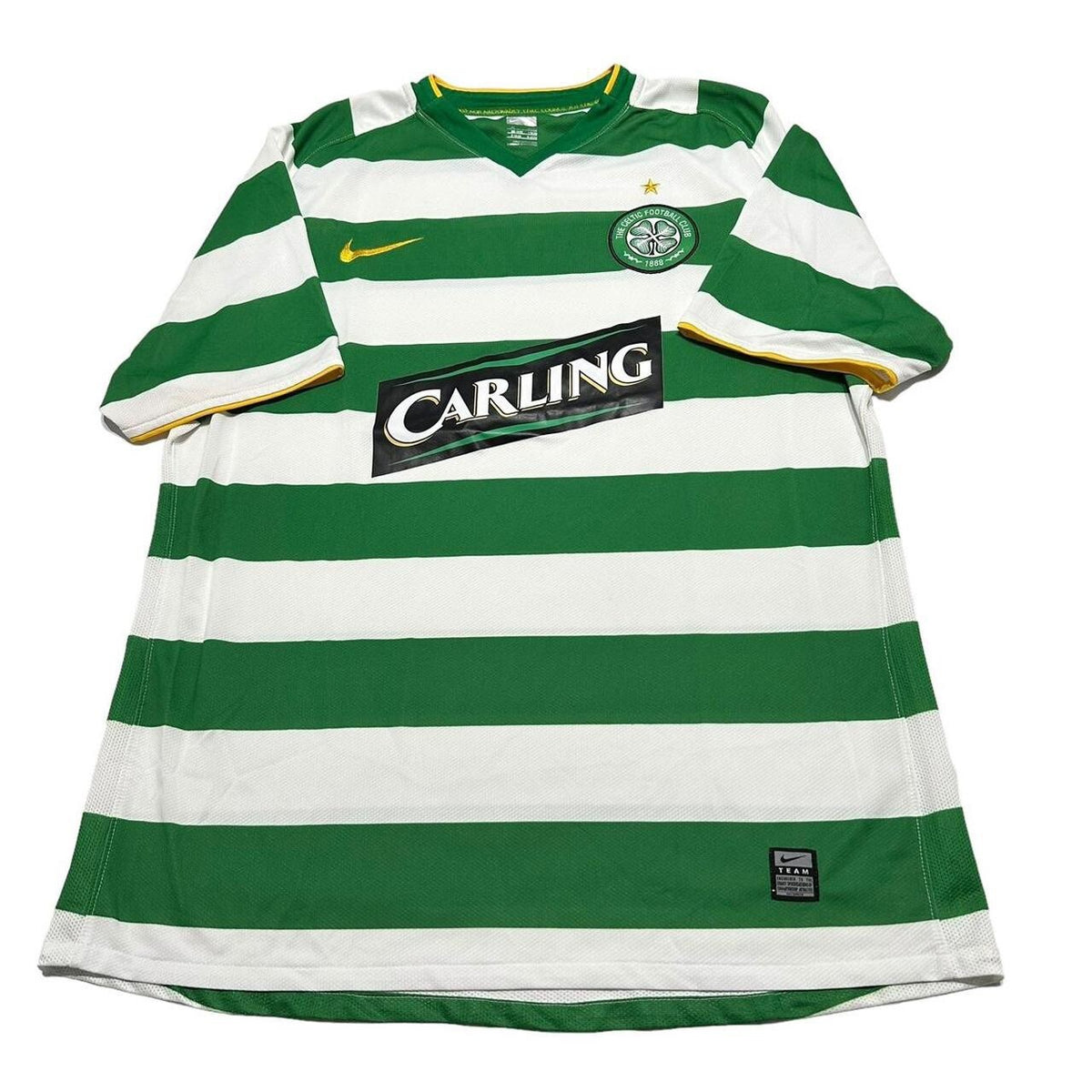 CELTIC 2008/2009 HOME FOOTBALL SHIRT NIKE SOCCER JERSEY Player Issue XL ADULT