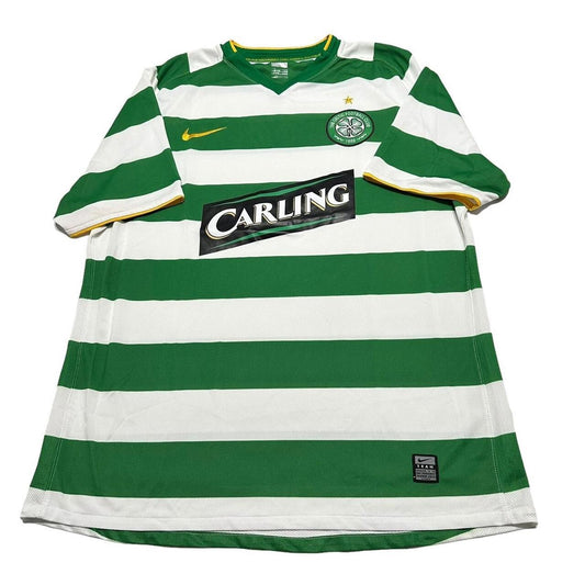 CELTIC 2008/2009 HOME FOOTBALL SHIRT NIKE SOCCER JERSEY Player Issue XL ADULT