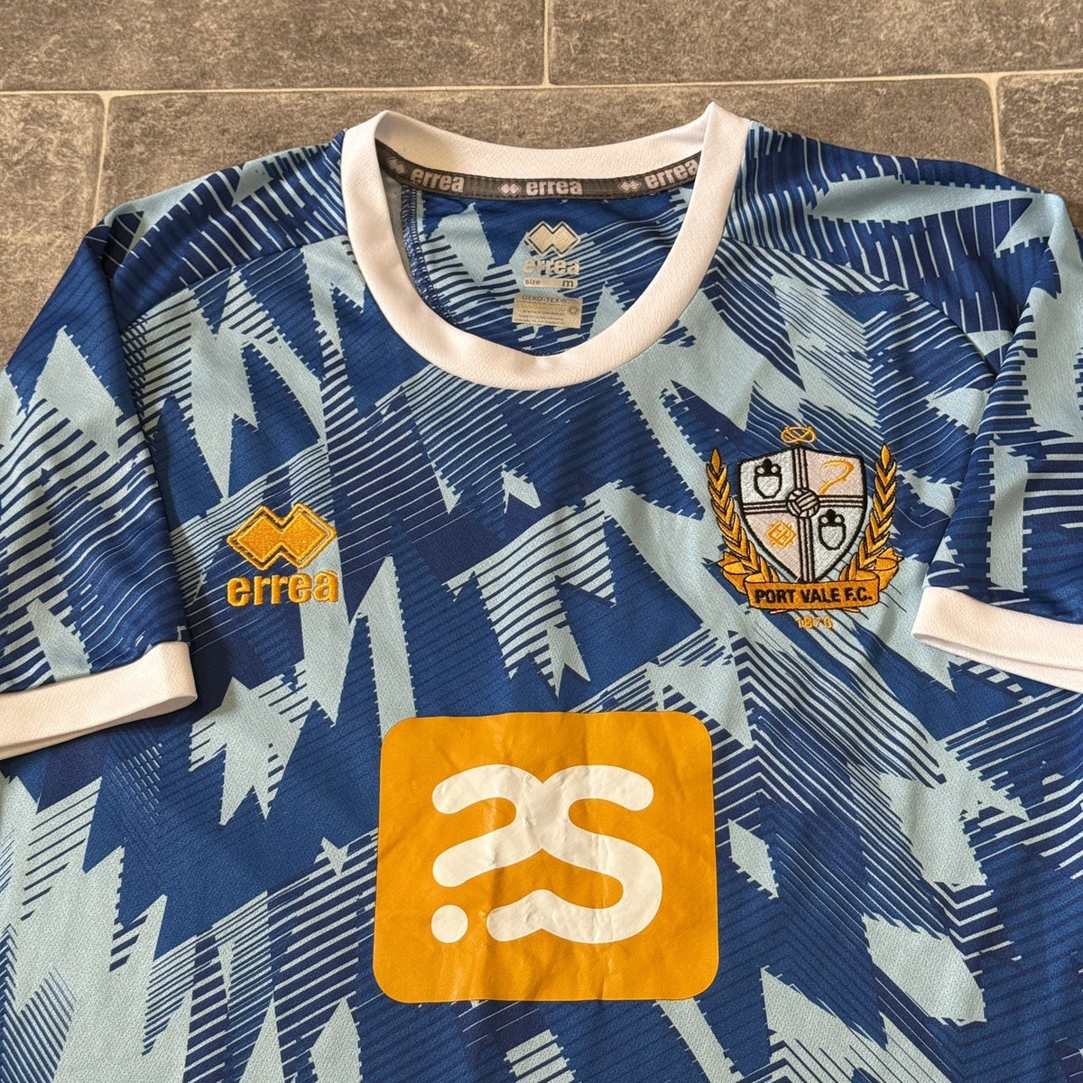 Port Vale 2022/23 Away Shirt Medium Adults Errea