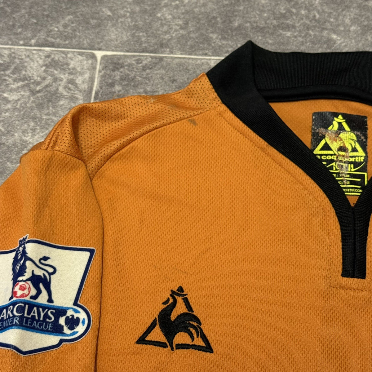 WOLVERHAMPTON Wanderers WOLVES home shirt jersey Le Coq Sportif 2009-10 adult XS