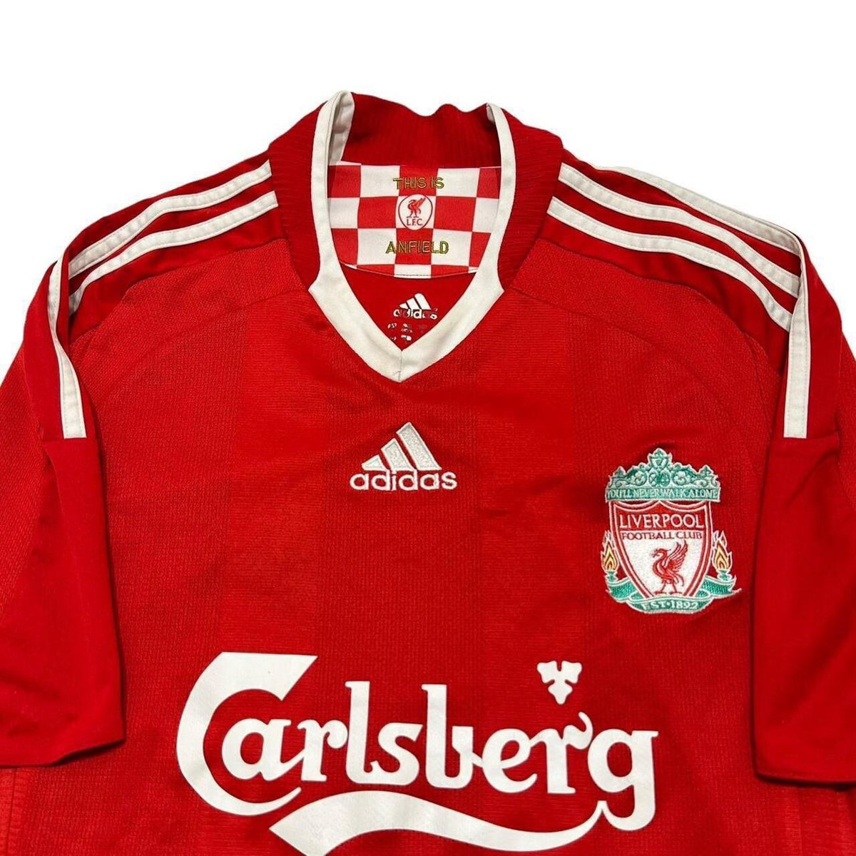 Adidas Liverpool 2008/2009 Home Shirt Small Men’s Gerrard 8 Authentic Original