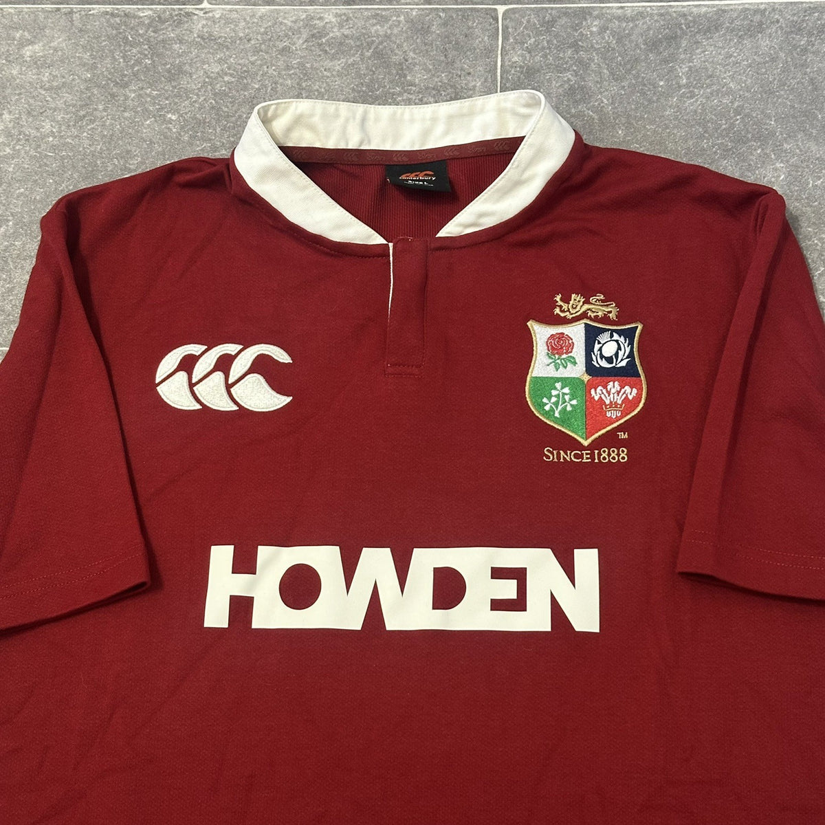 British Irish Lions Canterbury Rugby Jersey Shirt Size Large 2025