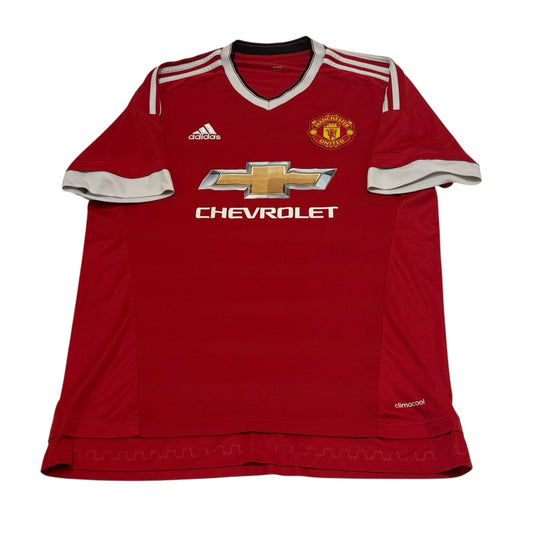 Manchester United Shirt Large Men's Football Jersey ClimaCool ADIDAS Home 15-16