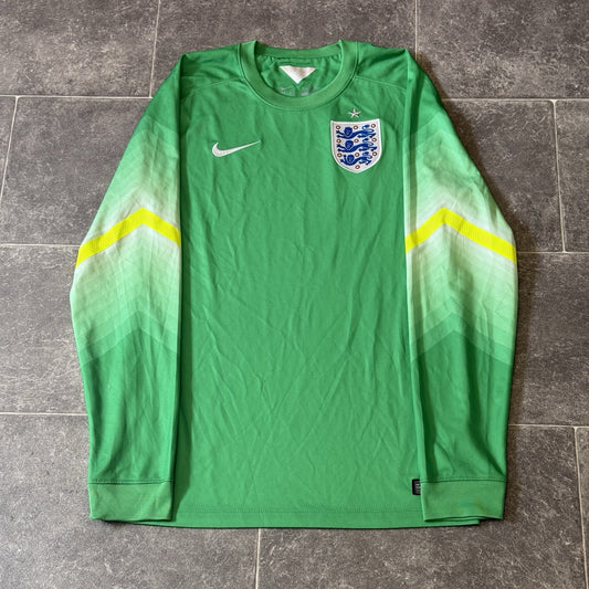 ENGLAND 2014/2015 GOALKEEPER SHIRT HOME FOOTBALL JERSEY SIZE SMALL NIKE