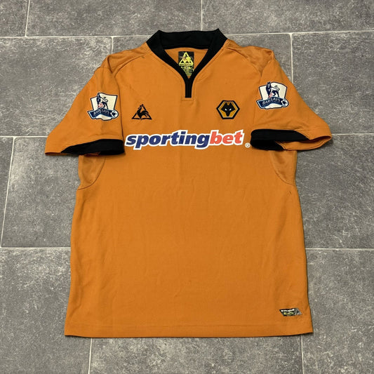WOLVERHAMPTON Wanderers WOLVES home shirt jersey Le Coq Sportif 2009-10 adult XS