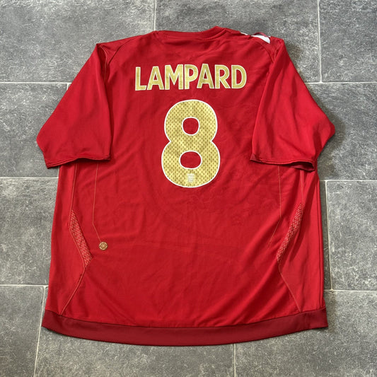 England 2006/2008 Away Shirt Lampard #8 World Cup 2006 Men’s XL