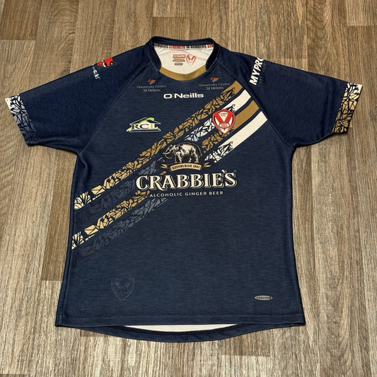 St Helens Rugby Super League Away Shirt 2017 O'Neills Medium Jersey Top Saints