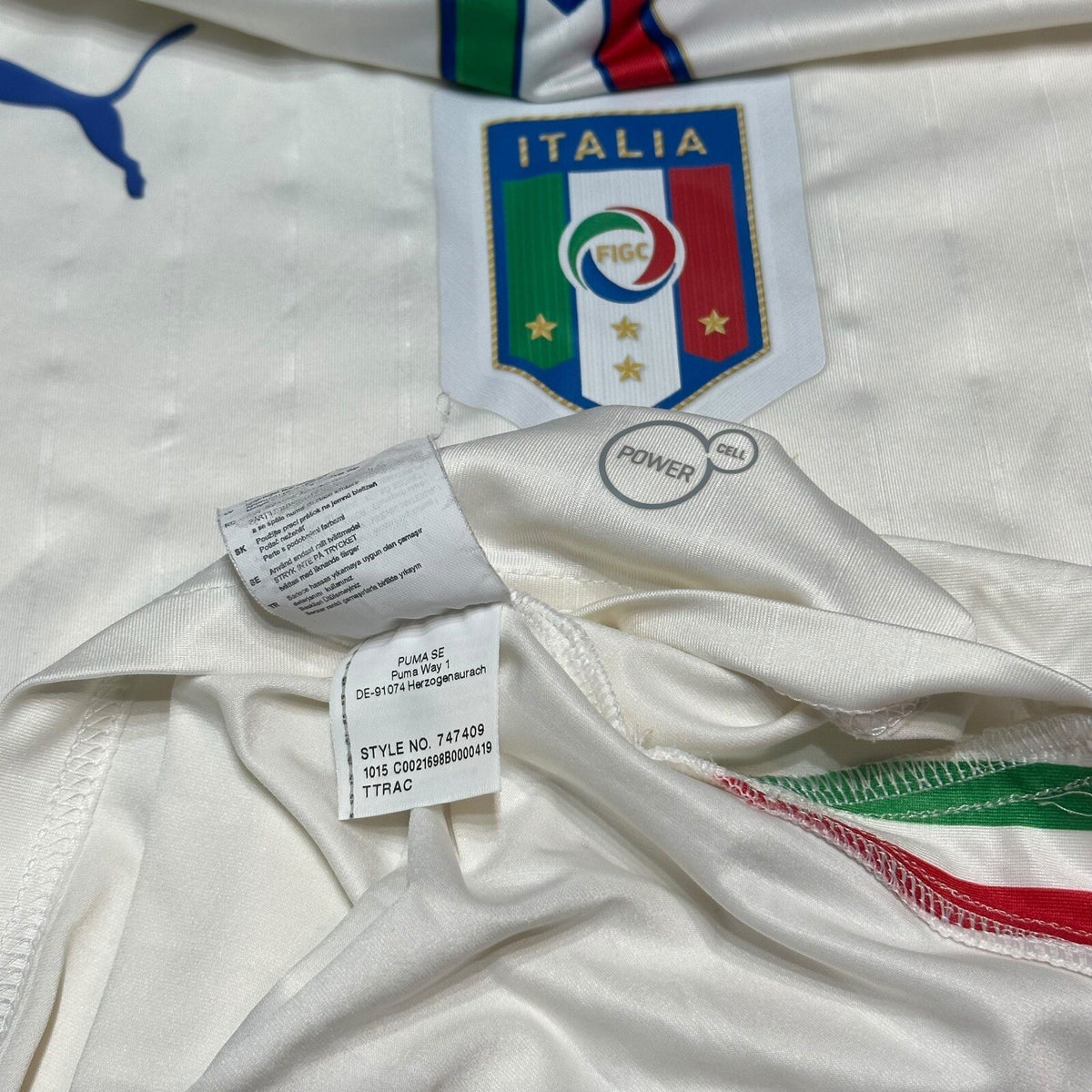 Puma Italy 2015/16 Away Long Sleeve Shirt Football Jersey XL Adult