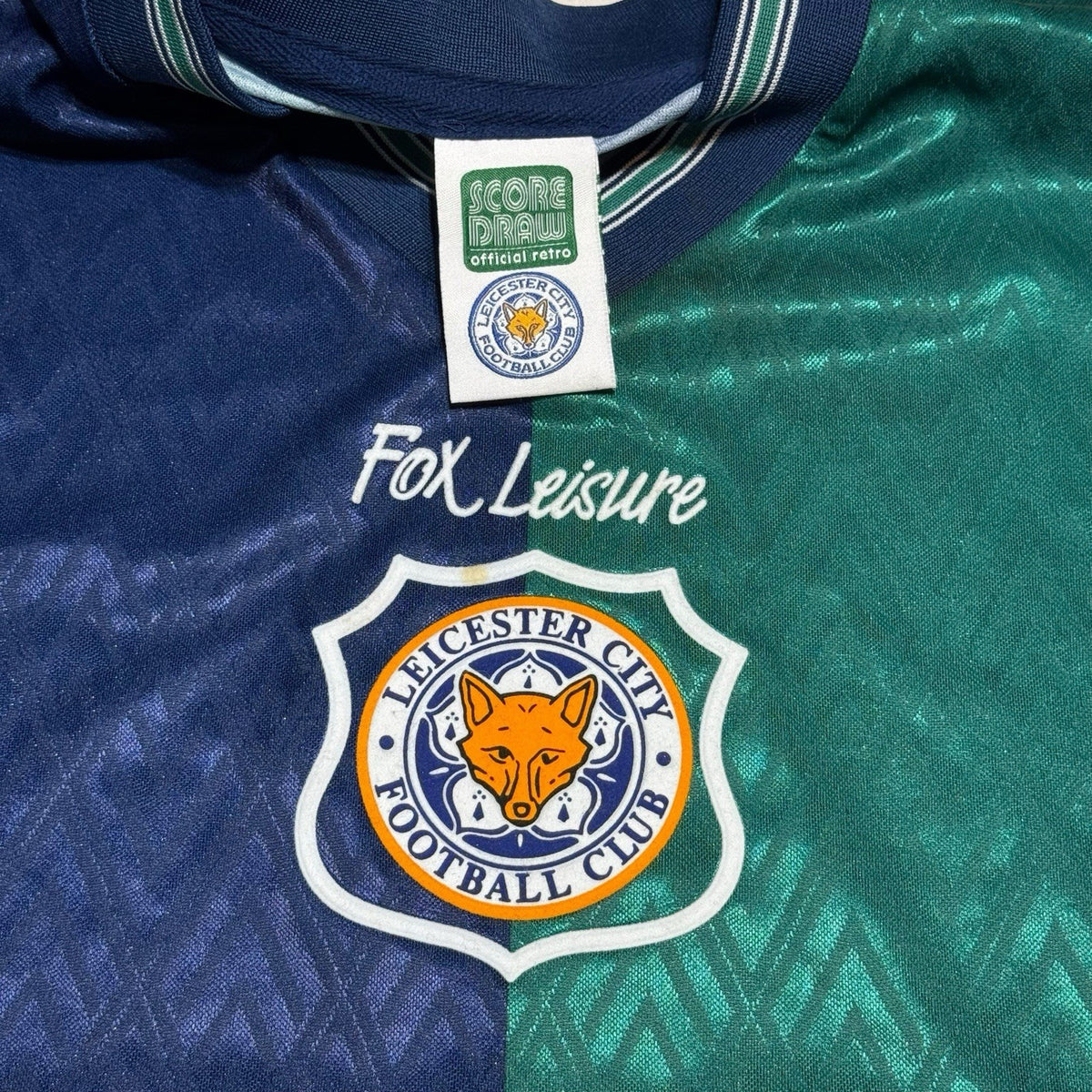 Leicester City 1995 Third Retro Football Shirt 100% Polyester Men's Size M