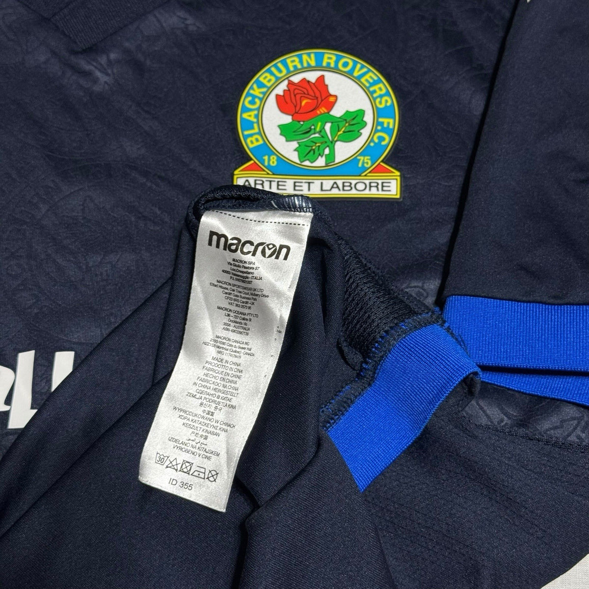 Blackburn Rovers Away Football Shirt 2022/23 Size Small Macron