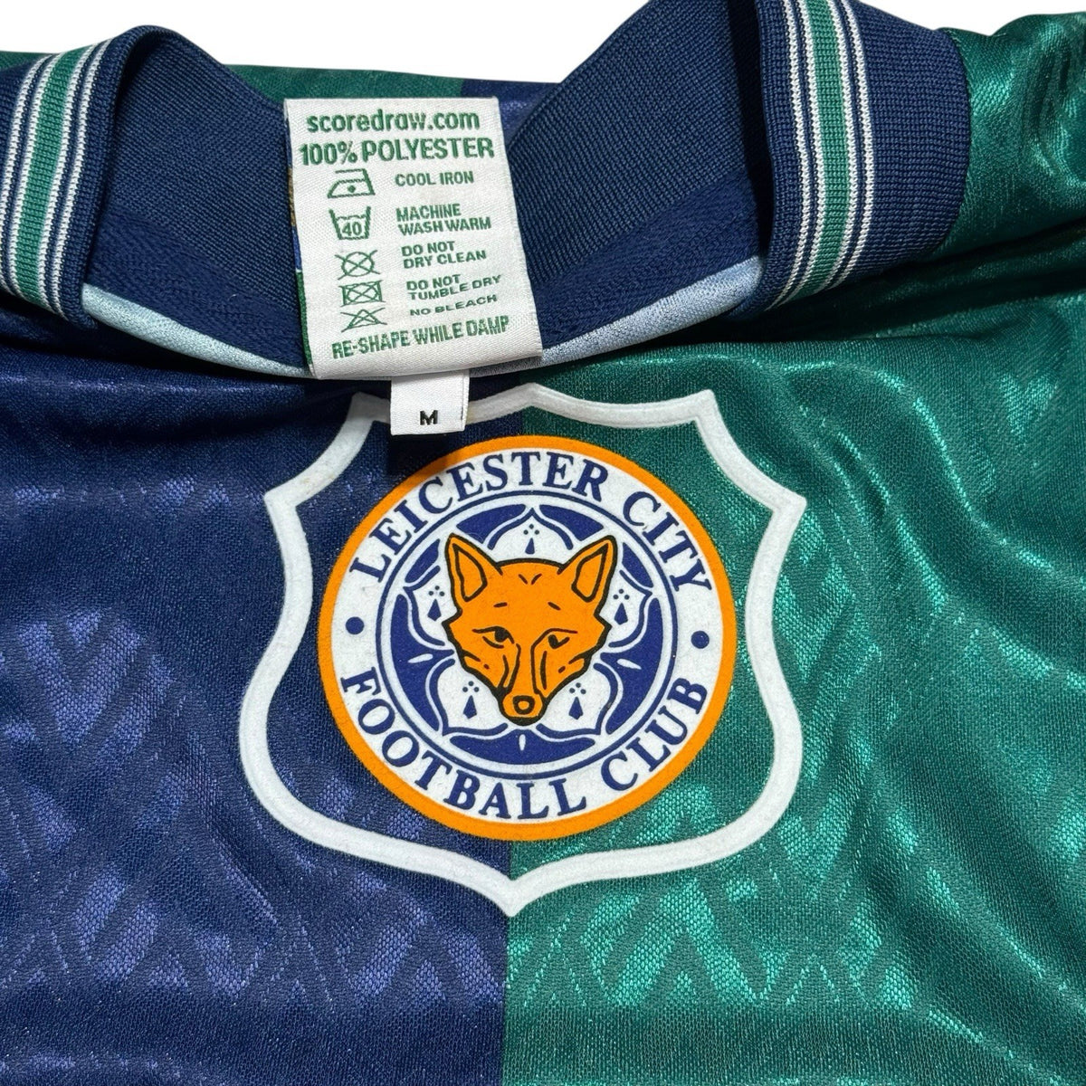 Leicester City 1995 Third Retro Football Shirt 100% Polyester Men's Size M
